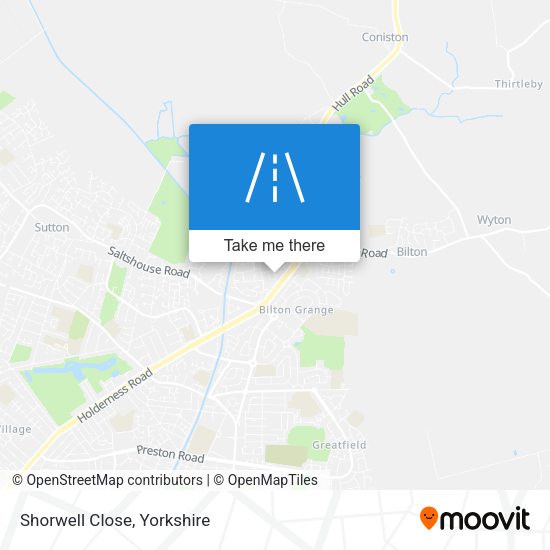 Shorwell Close map