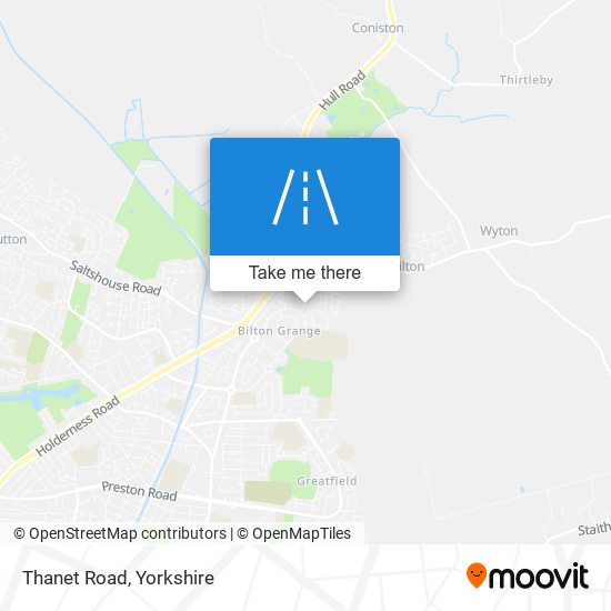 Thanet Road map