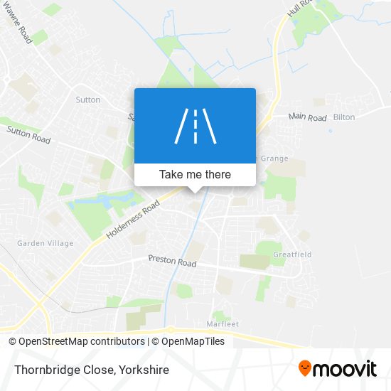 Thornbridge Close map