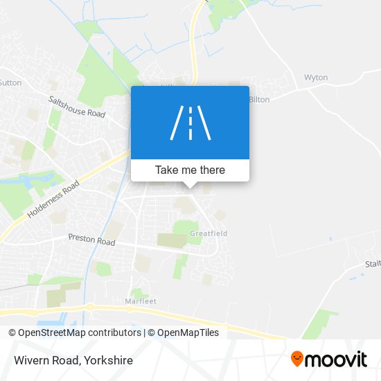 Wivern Road map