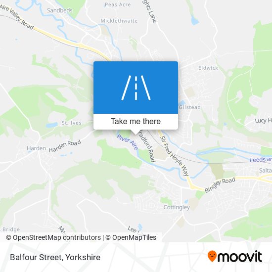 Balfour Street map