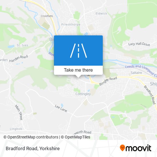 Bradford Road map