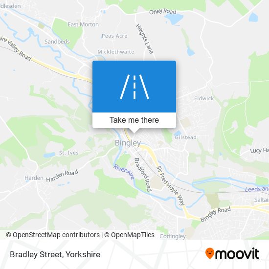 Bradley Street map