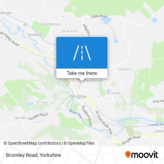 Bromley Road map