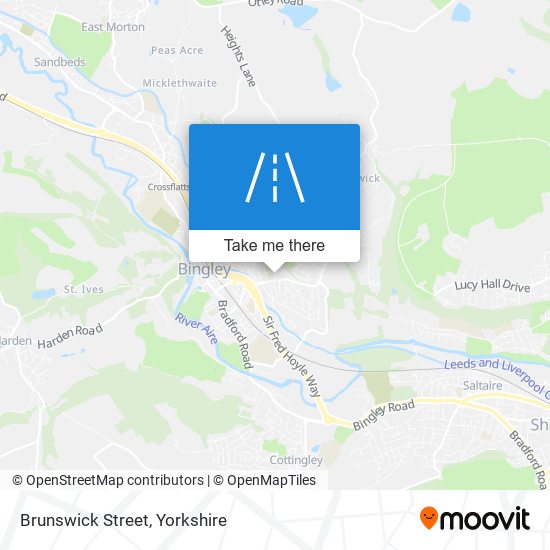 Brunswick Street map