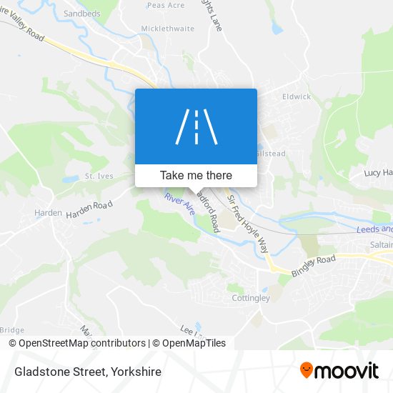 Gladstone Street map