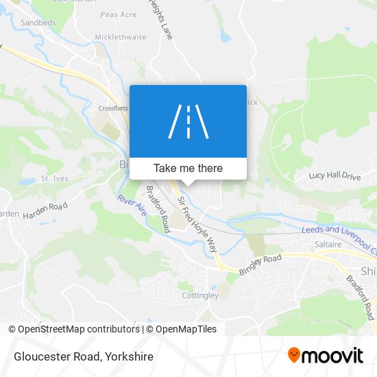 Gloucester Road map