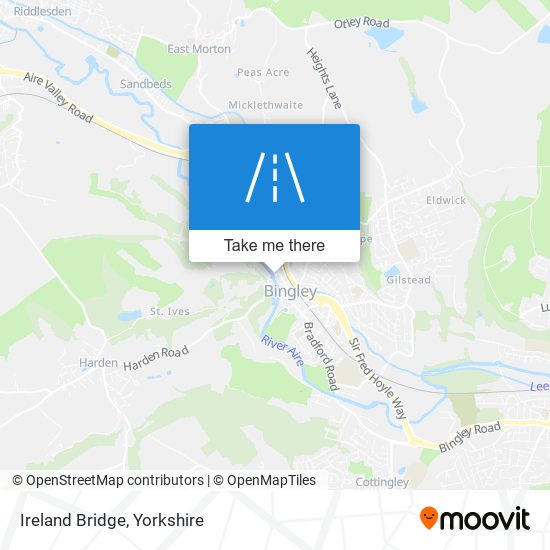 Ireland Bridge map