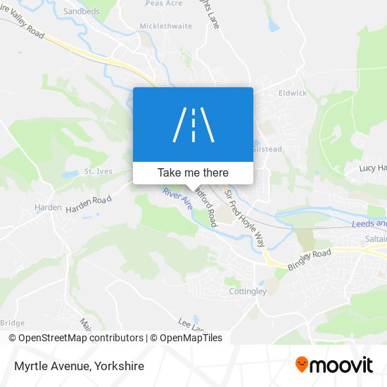 Myrtle Avenue map