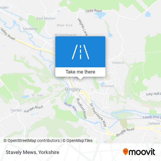 Stavely Mews map