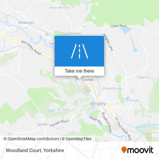 Woodland Court map