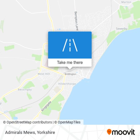 Admirals Mews map