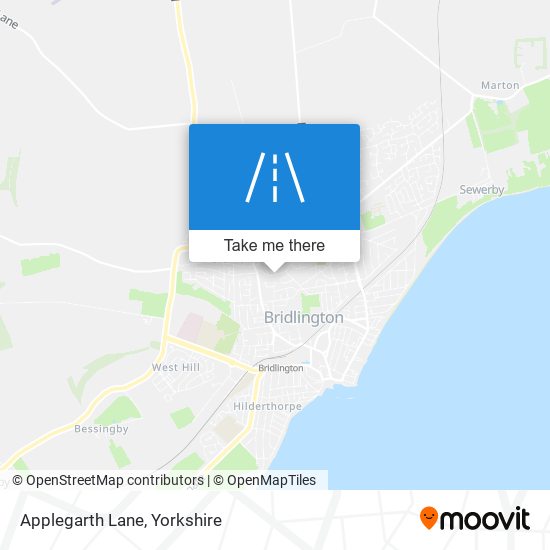 Applegarth Lane map