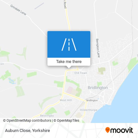Auburn Close map