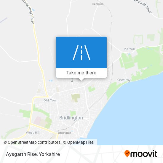 Aysgarth Rise map