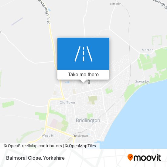 Balmoral Close map