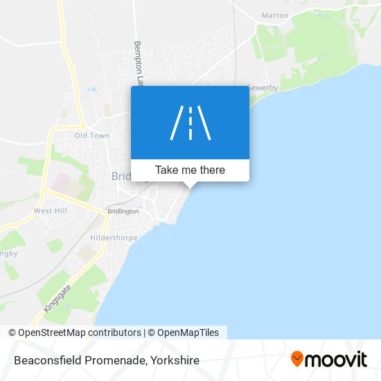Beaconsfield Promenade map