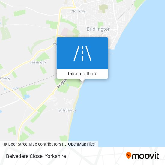 Belvedere Close map