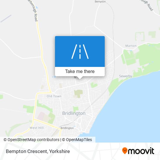 Bempton Crescent map