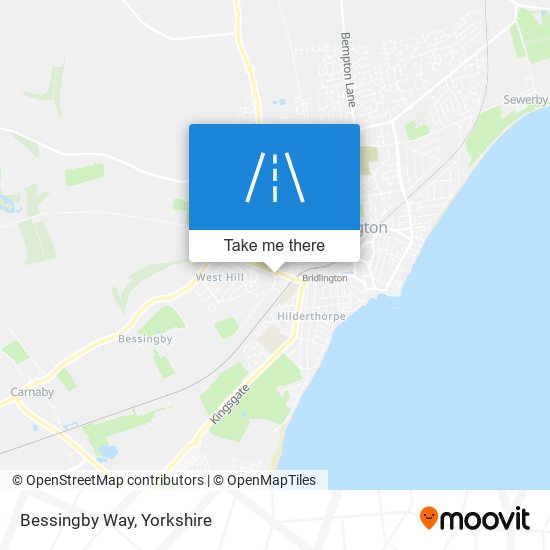 Bessingby Way map