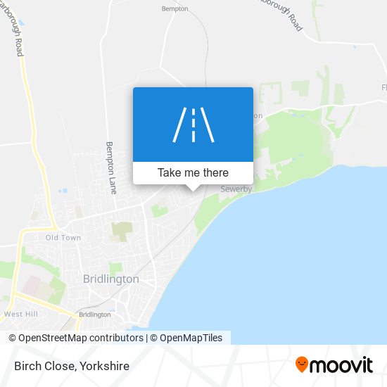 Birch Close map