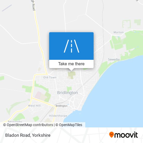 Bladon Road map