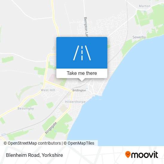 Blenheim Road map