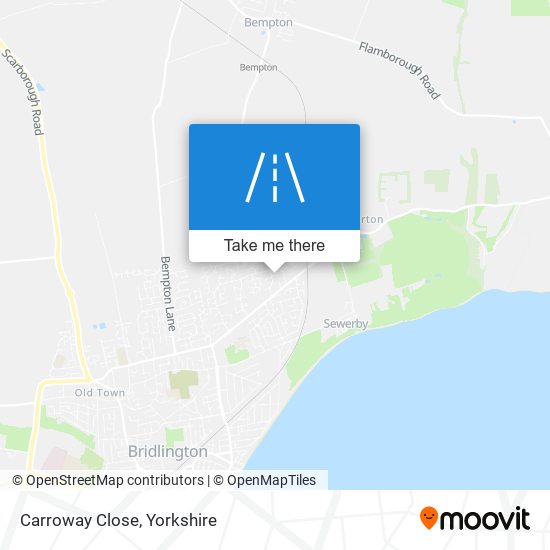 Carroway Close map