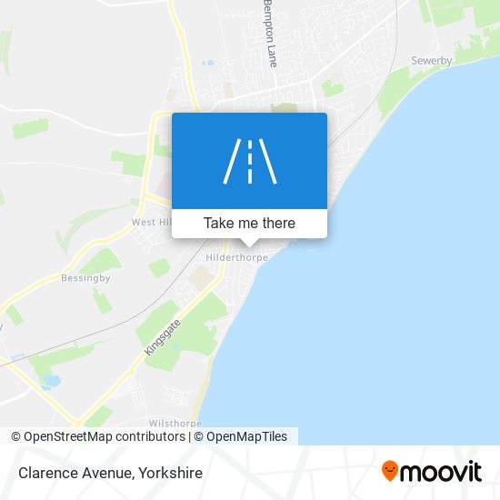 Clarence Avenue map