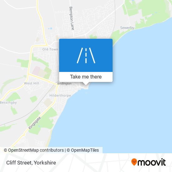 Cliff Street map