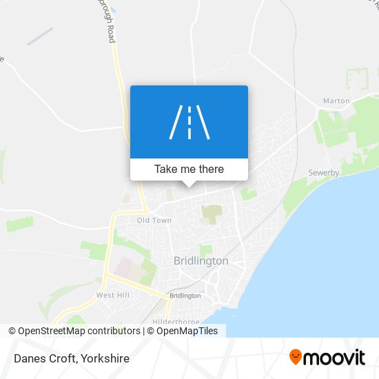 Danes Croft map