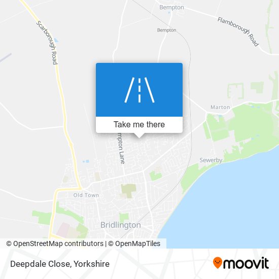 Deepdale Close map