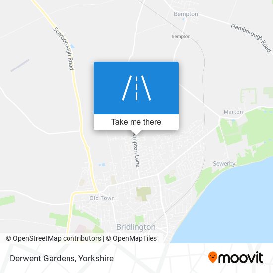 Derwent Gardens map