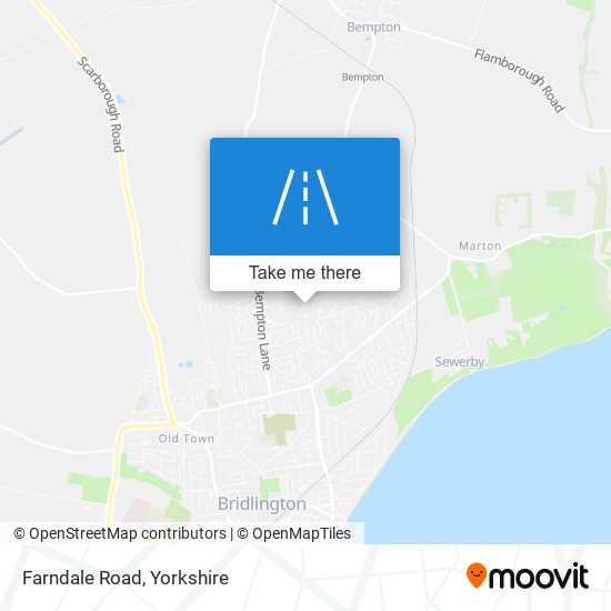Farndale Road map