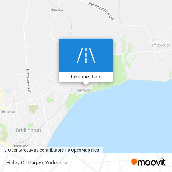 Finley Cottages map