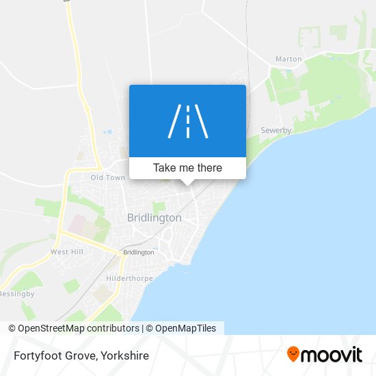Fortyfoot Grove map