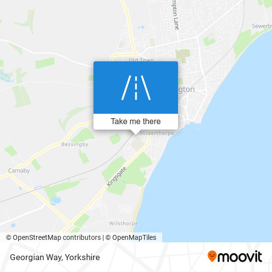 Georgian Way map