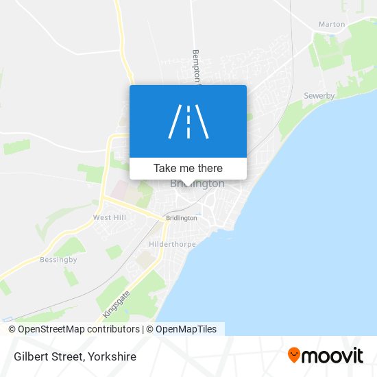 Gilbert Street map
