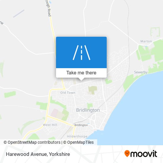 Harewood Avenue map