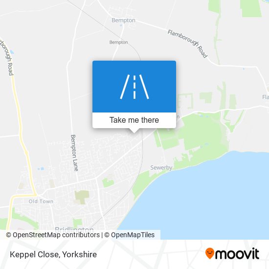 Keppel Close map