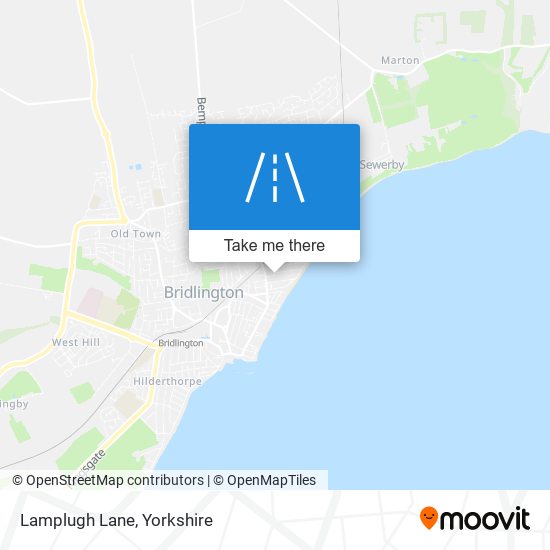 Lamplugh Lane map