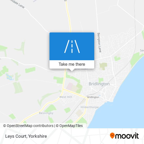 Leys Court map