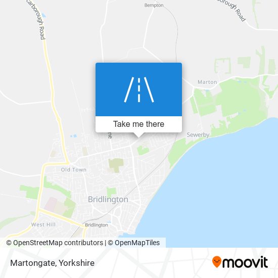Martongate map