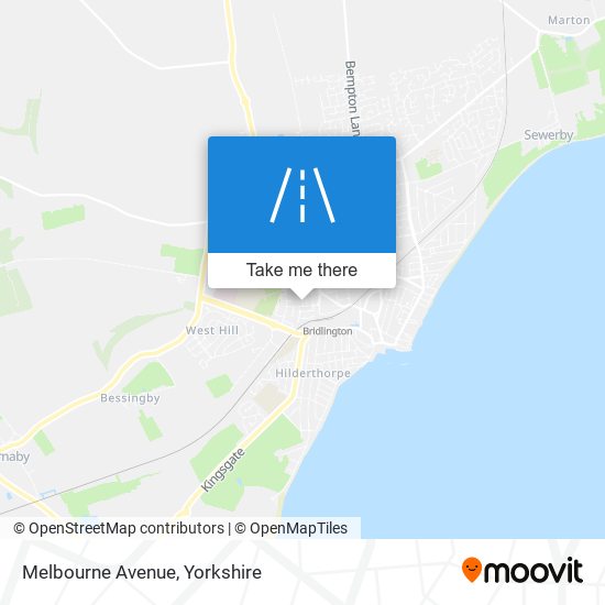 Melbourne Avenue map