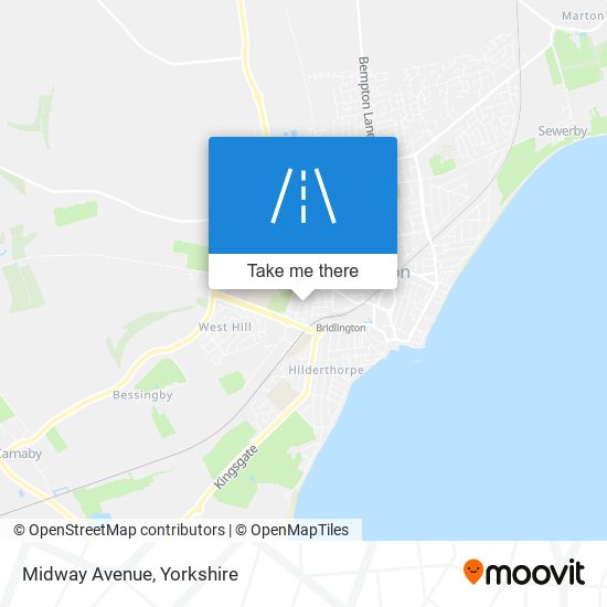 Midway Avenue map