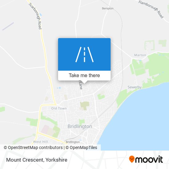 Mount Crescent map