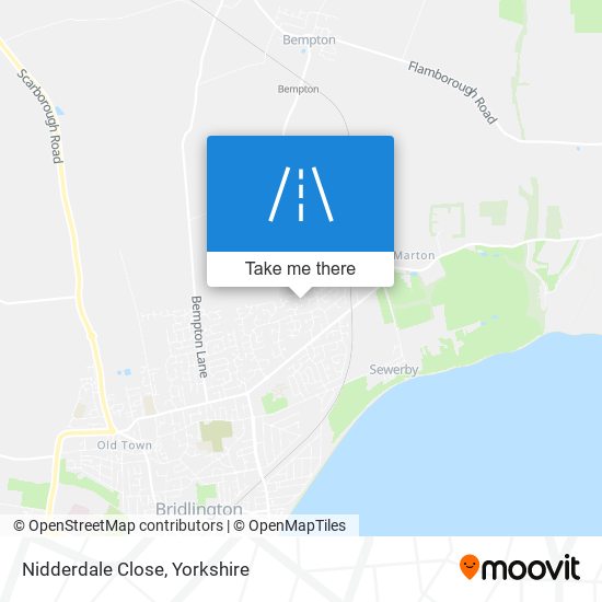 Nidderdale Close map