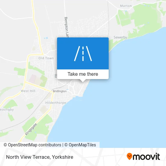 North View Terrace map