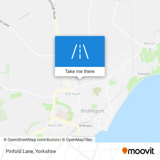 Pinfold Lane map