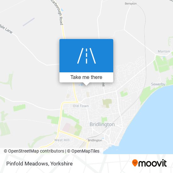 Pinfold Meadows map